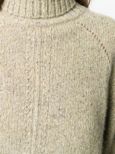Shop Isabel Marant Harriet Sweater In Greyish Green