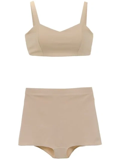 Olympiah Two-piece Bra Set In Neutrals