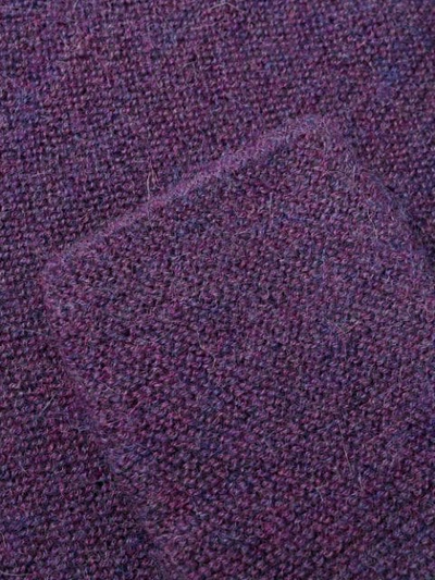 Shop Christian Wijnants Knitted Jumper In Purple