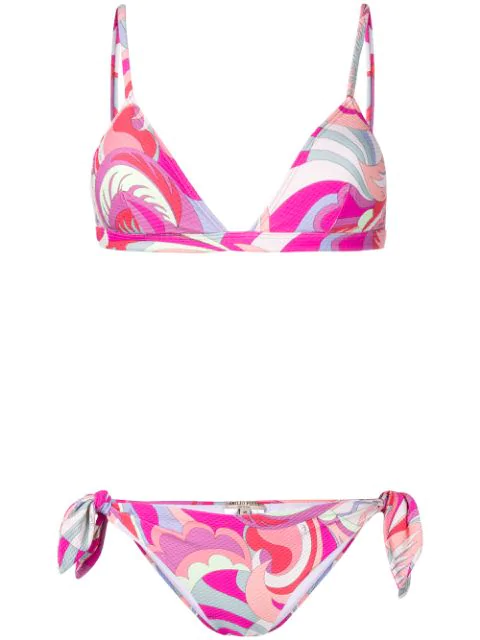 fuchsia pink bikini