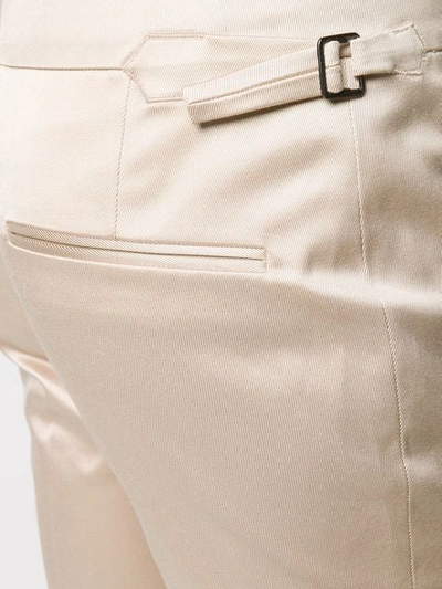 Shop Tom Ford Mid-rise Skinny Trousers In Neutrals