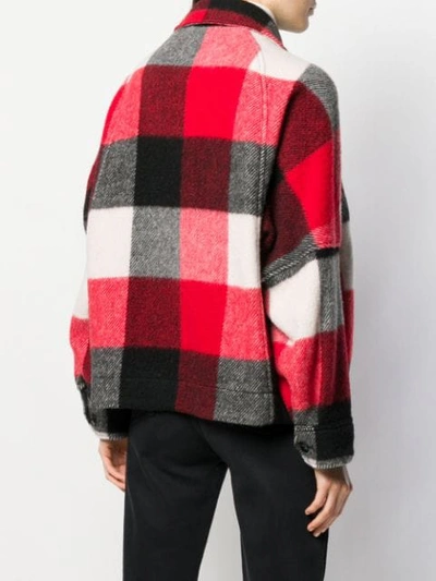 Shop Woolrich Buffalo Jacket In Red