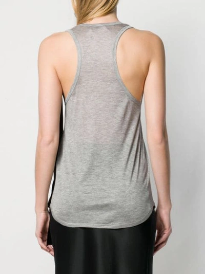 Shop N°21 Ribbon Detail Tank Top In Grey