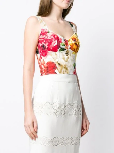 Shop Dolce & Gabbana Floral In Red