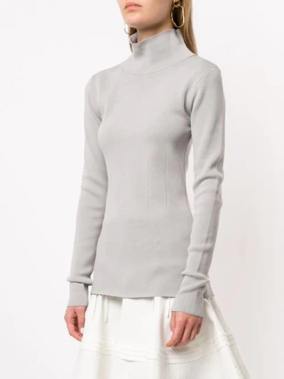 Shop Aje Casual Sweatshirt In Grey