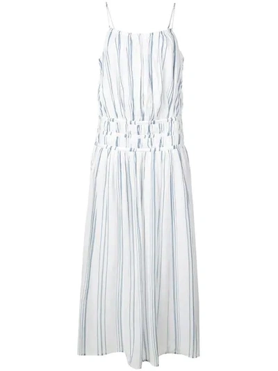 Shop Frame Gathered Waist Dress - White