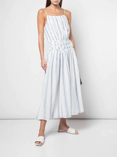 Shop Frame Gathered Waist Dress - White