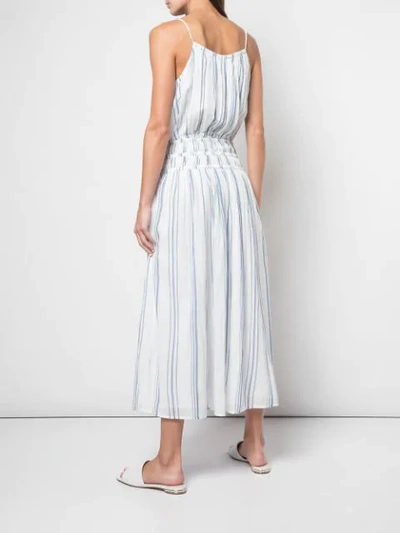 Shop Frame Gathered Waist Dress - White