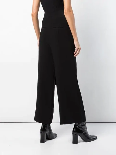 Shop Cinq À Sept Jessi Buckled Trousers In Black