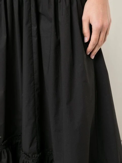 PROENZA SCHOULER 长款层搭半身裙 - 黑色