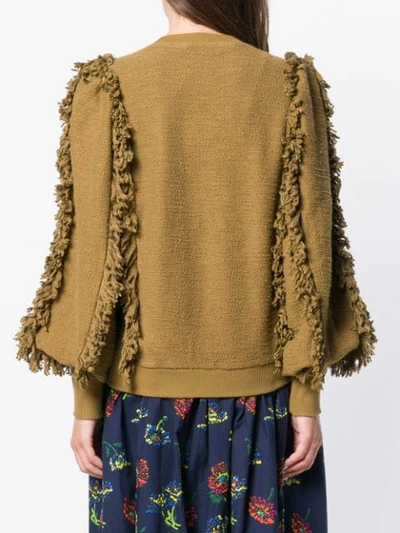 Shop Ulla Johnson Pullover Mit Fransen In Army