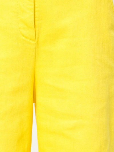 TIBI 宽松九分牛仔裤 - 黄色