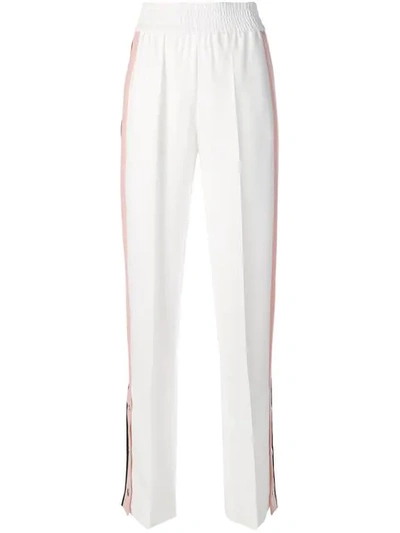 Shop Pinko Side Stripe Track Pants In White