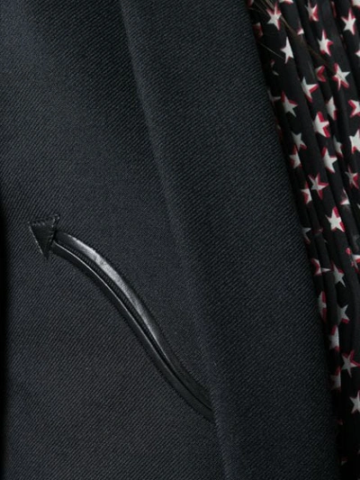 Shop Saint Laurent Masculine Cut Blazer-coar In 1000 Black