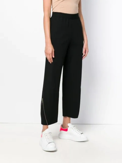 Shop Stella Mccartney Hose Mit Geradem Bein In Black