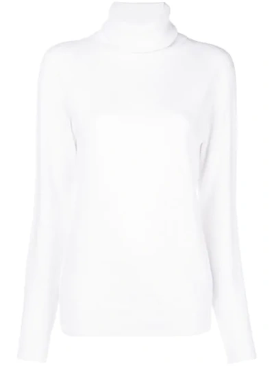 Shop Givenchy Turtleneck Sweater - White