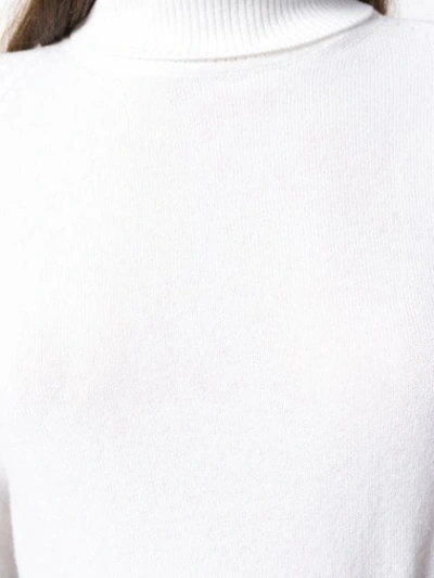 Shop Givenchy Turtleneck Sweater - White