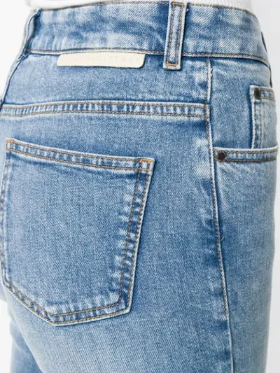 Shop Stella Mccartney Bleached Detail Jeans In Blue
