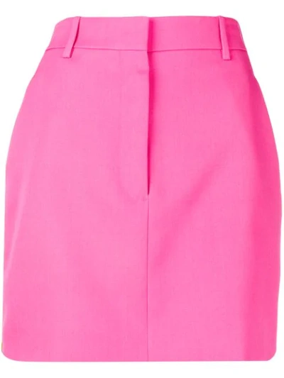 Shop Calvin Klein Tuxedo Stripe Mini Skirt In Pink