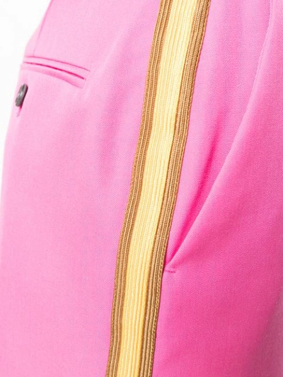 Shop Calvin Klein Tuxedo Stripe Mini Skirt In Pink