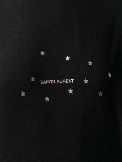 Shop Saint Laurent Star Logo Sweatshirt - Schwarz In Black