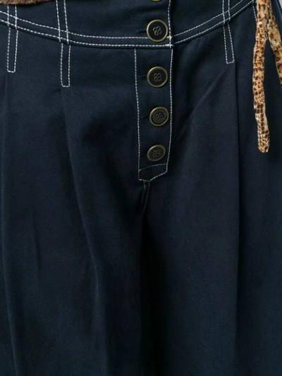 Shop Ulla Johnson Brando Wide Trousers In Blue