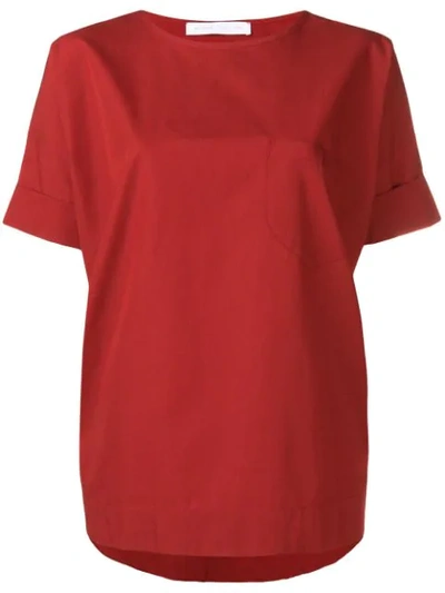 Shop Société Anonyme Red Oversized T-shirt