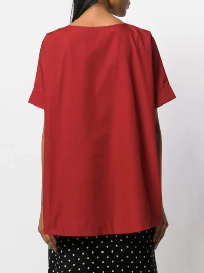 Shop Société Anonyme Red Oversized T-shirt