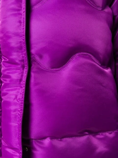 EMILIO PUCCI MIDI PUFFER COAT - 紫色