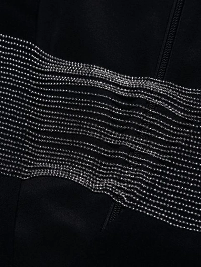 Shop Stella Mccartney Chain Fringed Jumpsuit In Black