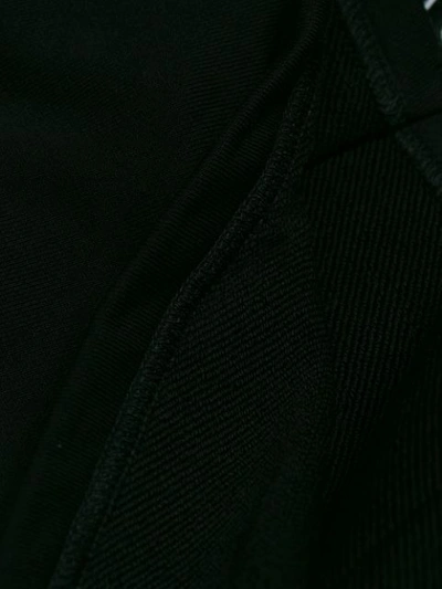 Shop Mcq By Alexander Mcqueen Repeat Logo Corset Waist T In Black