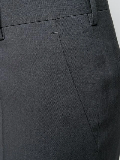 Shop Rick Owens Tailored Cropped Trousers In Grey