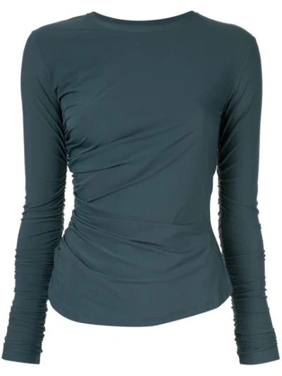 Shop Irene Ruched T In Green