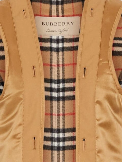 Shop Burberry Langes Futter Für 'the Chelsea' Und 'the Kensington' In Yellow