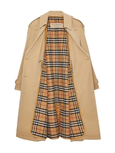 Shop Burberry Langes Futter Für 'the Chelsea' Und 'the Kensington' In Yellow