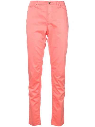Shop Armani Jeans Straight Jeans In Pink