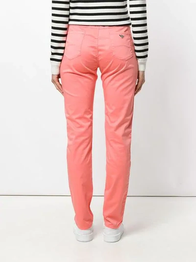 Shop Armani Jeans Straight Jeans In Pink