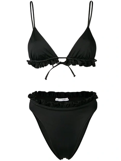 Shop Sian Swimwear Mina Bikini Set In Black