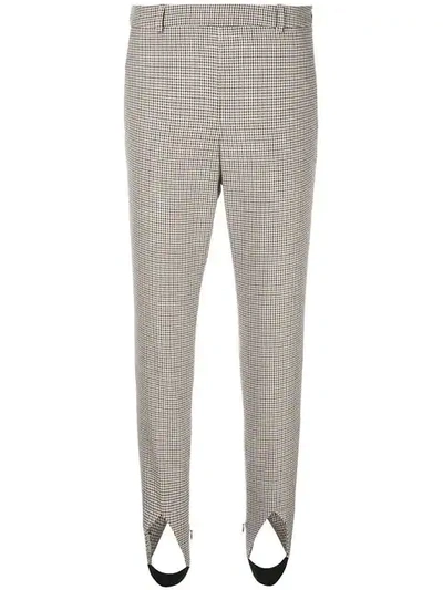 Shop Givenchy Stirrup Trousers In Neutrals
