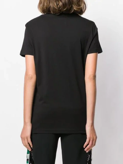 Shop Iceberg Logo Embroidered T-shirt In Black