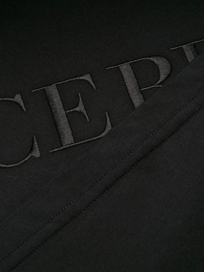 ICEBERG LOGO刺绣T恤 - 黑色
