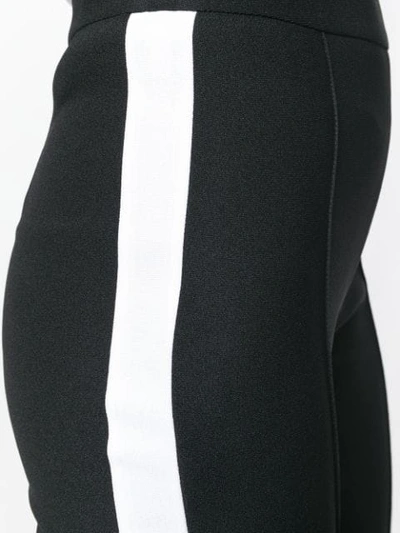 side-stripe fitted trousers