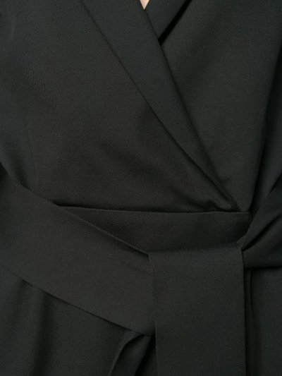 tie-waist blazer dress