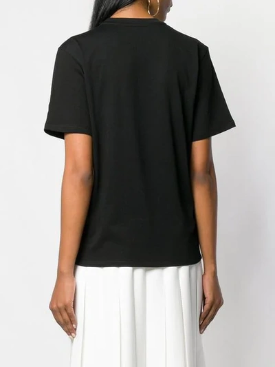 Shop Lanvin Paris Night Print T-shirt In Black