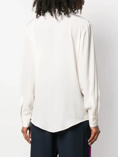 Shop Stella Mccartney All Together Now Graphic Shirt In Neutrals