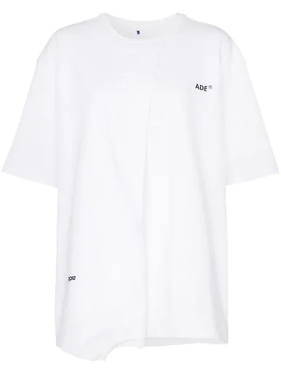 Shop Ader Error Split Front T In White