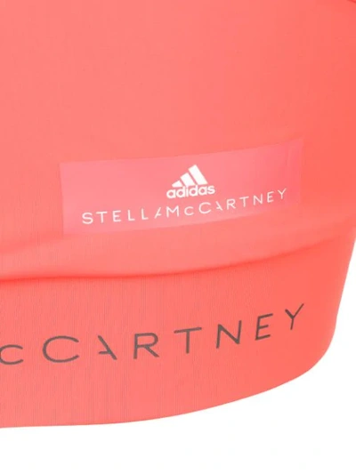 Shop Adidas By Stella Mccartney Triathlon Crop Top In Orange