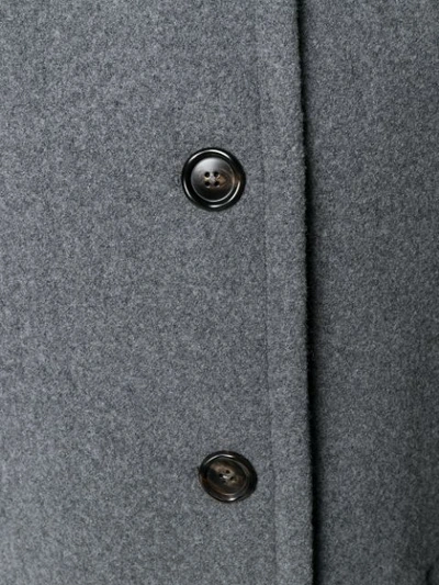Shop Marni Cocoon Coat In Grey