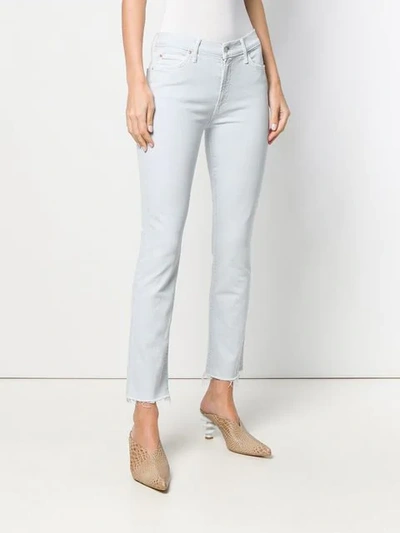 Shop Mother The Rascal Skinny Jeans In Blue