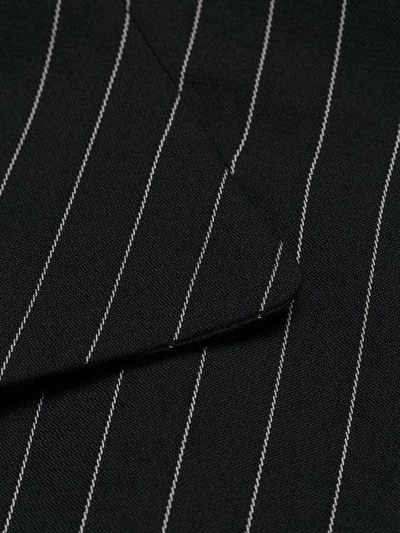 Shop Alexander Mcqueen Striped Print Jacket In Black